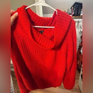 Cozy Red Women's Sweater